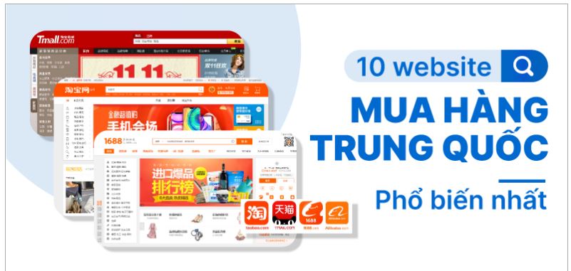Top 10 trang web order hàng Trung Quốc giá rẻ, uy tín