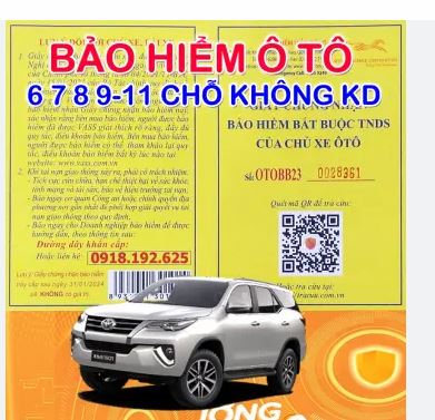 Bảo hiểm bắt buộc ô tô 7 chỗ