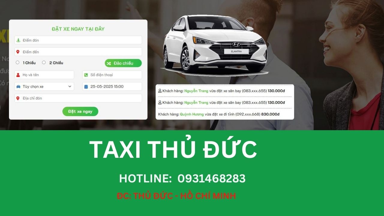 TAXI THỦ ĐỨC GIÁ RẺ